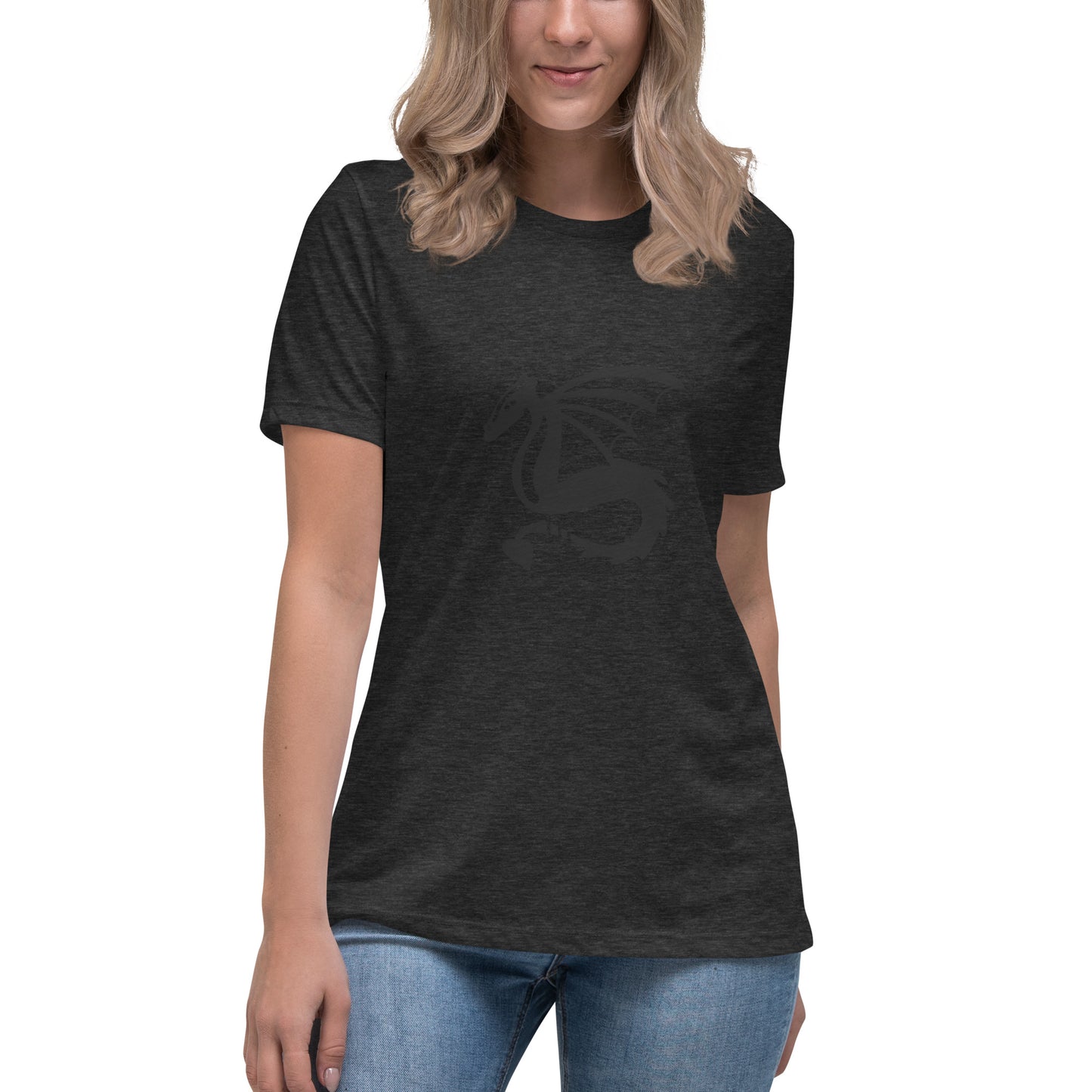 Women's Relaxed T-shirt - Dragons - Flying dragon