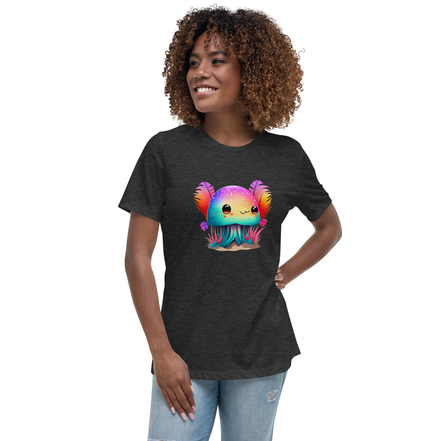 Women's Relaxed T-Shirt - Colorfull Kawaii