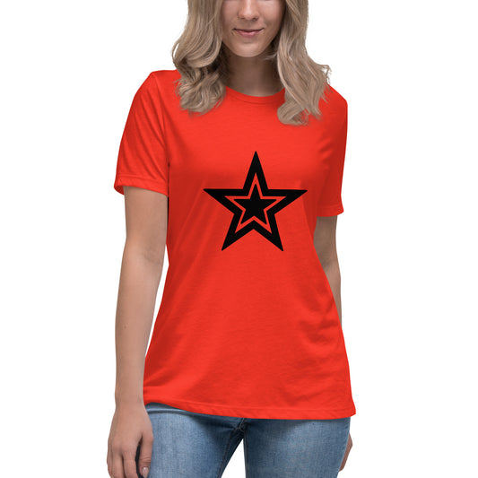 Women's Relaxed T-shirt - Twinkle stars - Star within a star